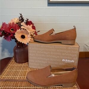 Dr. Scholl's Womens Brown Slip-On Loafers